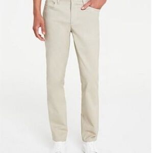 Calvin Klein slim fit stretch pants with elastic waist